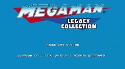 Mega Man Legacy Collection Title Screen